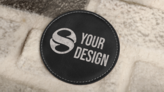 Round Engraved Leatherette Coasters