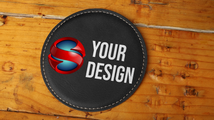Round Leatherette Coasters