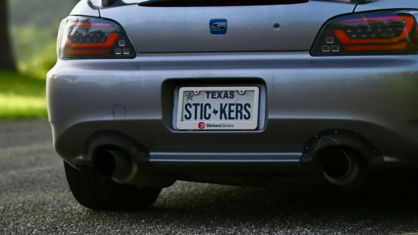 SS Logo On Texas License Plate Frame
