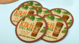 SS Printed Circle Leatherette Coasters - Gallery 4