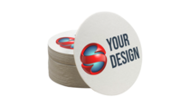 SS Printed Circle Paper Coasters - Thumbnail