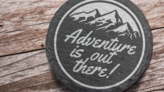 SS Printed Circle Slate Coasters - Gallery 3