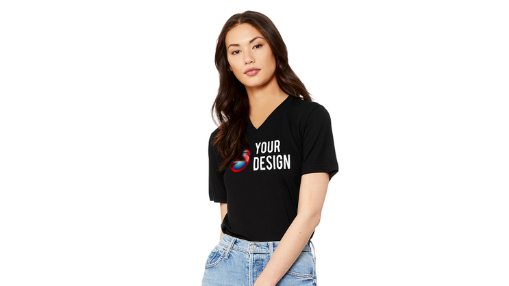 SS V-Neck Black Front