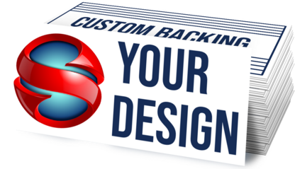 Stickers with Printed Backing Sample