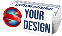 Stickers with Printed Backing Sample