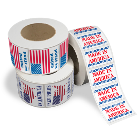 Patriotic U.S.A. Labels