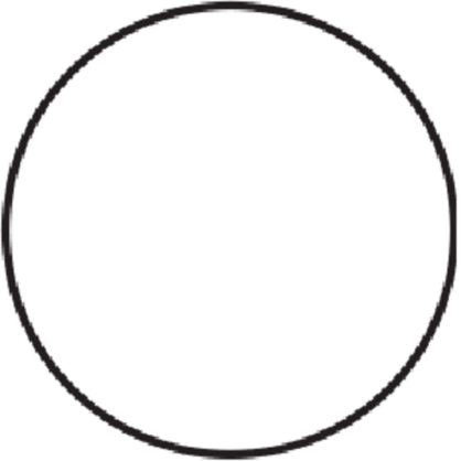 White Circle Labels 1.5 Diameter