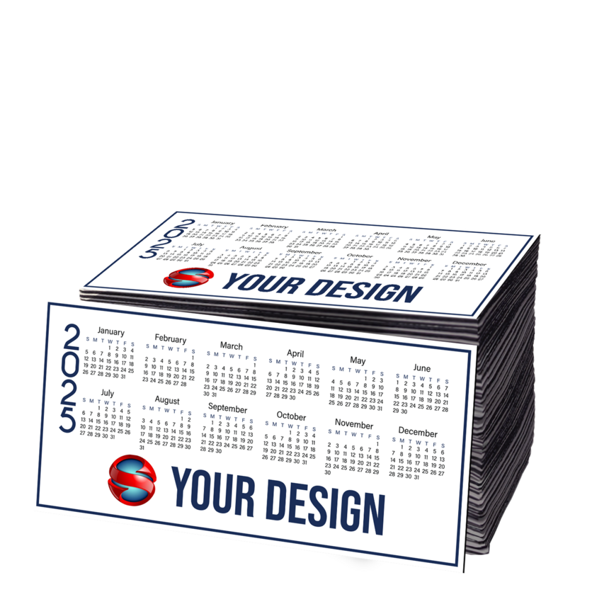 Custom wide calendar magnets 2025 calendar year