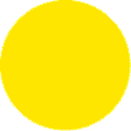 Yellow Circle Labels 1 Diameter