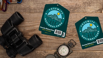 Yosemite Kiss Cut Stickers