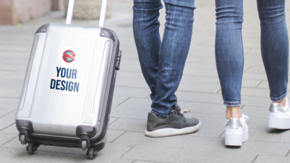 Your Design Printed On A Reflective Vinyl Sticker