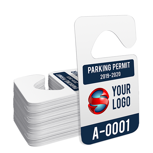 Custom Hang Tag Parking Permit